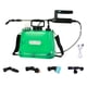 thumbnail image 1 of Regadera Eléctrica Jardinería 5L Pulverizador Portátil Con Batería Litio Pequeña Artefacto Riego Automático Flores Multifunción (8L Verde) [7.4V8L Doble Puerto Verde Transparente], 1 of 9