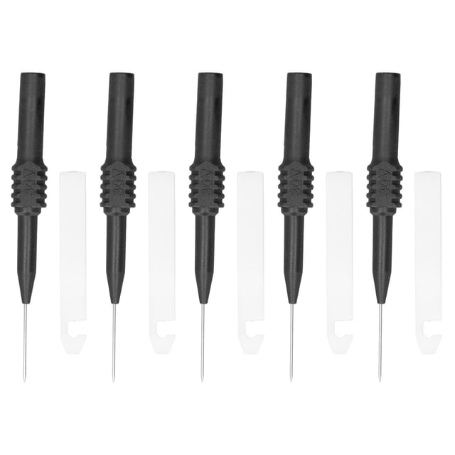 Testing Needle, Test Probe 30Vac 60Vdc 10A Maximum Current Wide Application With Sheath For Repair Red,Black,Yellow,Blue,Green