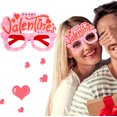 thumbnail image 2 of Xoxingysm Valentine'S Day Party Glasses Decorative Supplies Love Love Glasses Frame Dress Up Holiday Party Photo Props, 1× Party Glasses, 2 of 5