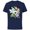Navy, variant on Marvel Avengers Family Vacation Trip Travel Line Art - Short Sleeve Cotton T-Shirt for Adults - Customized-Athletic Heather
