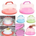 thumbnail image 5 of Homedecorlover - Contenedor portátil para guardar pasteles y cupcakes (11,9'') Púrpura, 5 of 5