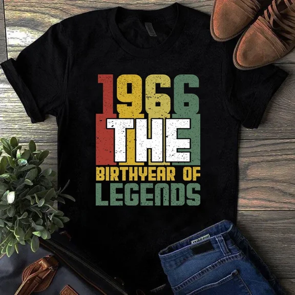 1966 The Birthyear of Legends Vintage Tshirt