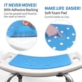 thumbnail image 3 of Portable Bath Chair Mat Folding Anti-slip Seat Cushion Bath Padded For Elderly Children Disabled, 3 of 5