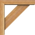 thumbnail image 3 of Ekena Millwork 4"W x 16"D x 16"H Traditional Block Rough Sawn Bracket w/ Offset Brace, Western Red Cedar, 3 of 25