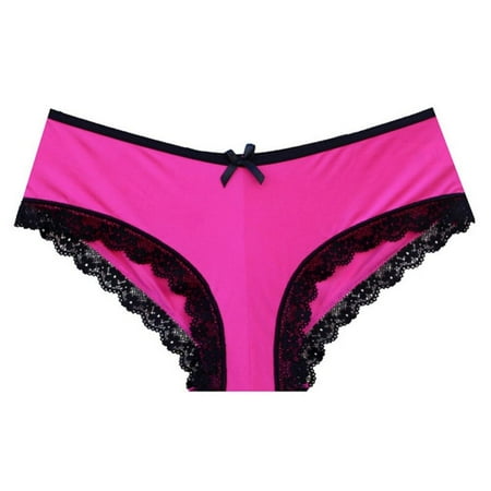 

Final Clear Out! Lace Trim Panties For Women Floral Lace Underwear Plus Size Hipster Panty for Ladies Breathable Soft Stretch Panty Underpants