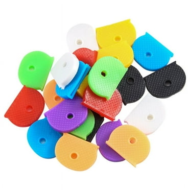 24 Key Caps With Flexible Cover For Easy Identification Of Door Keys, Multicolor