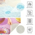 thumbnail image 3 of Yayeee Bath Rug for Bathroom Floor Non Slip Contour Fluffy Soft Absorbent Mat, 20"x24", Cartoon Doughnuts, 3 of 7
