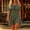 #0337-Army Green, variant on Women's Casual Plain Off Shoulder Short Sleeve Fashion Ruffle Hem Loose T-Shirt Midi Dress
