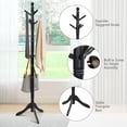 thumbnail image 4 of Spaco Entryway Height Adjustable Coat Stand with 9 Hooks-Black, Free Standing Coat Tree, Coat Racks for Bedroom and Hallway, 4 of 7