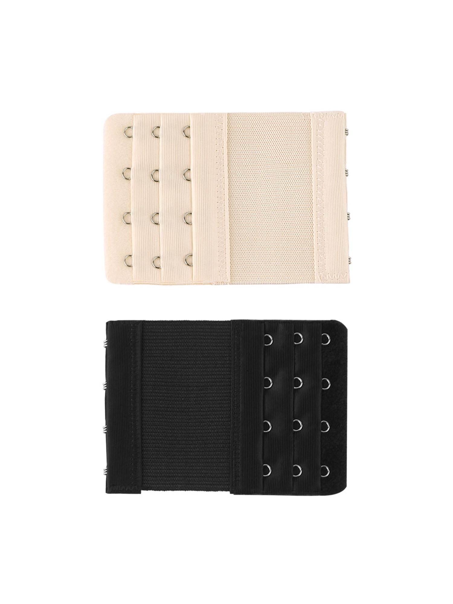 Unique Bargains 2Pack Bra Extenders Elastic Bra Strap Hook Extension