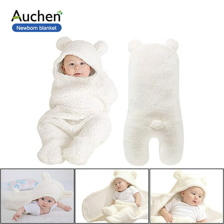 AUCHEN Swaddle Blanket,Newborn Baby Boys Girls Blankets Plush Swaddle Blanket - Ultra-Soft Plush Essential for Infants 0-12 Months| Baby Boy...
