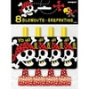 pirate party blowers, 8ct