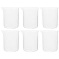 thumbnail image 4 of EeaseMX 6 vasos medidores de plástico PP de 100 ml para graduación, recipientes para líquidos, 4 of 8