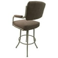 thumbnail image 2 of Swivel 30" Bar Stool - M-110 - Basin Beige Fabric - Beige Metal Frame, 2 of 3