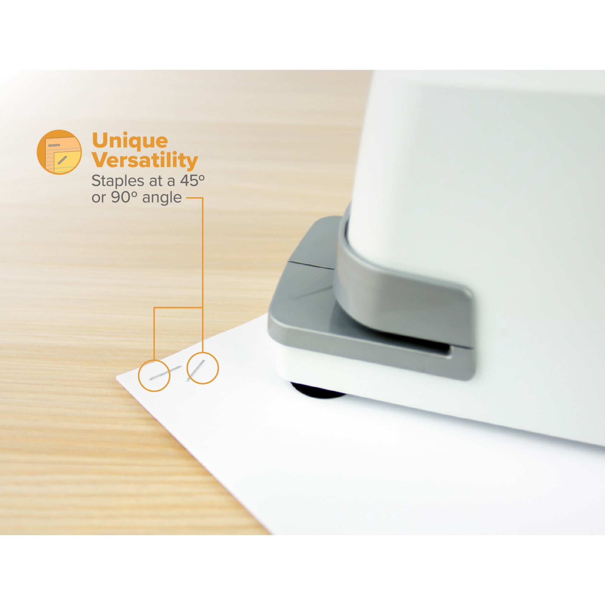 Bostitch Impulse Electric Stapler, 30 Sheet Capacity, White
