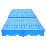 UPGRATOR 2 Pack Plastic Grid Ventilation Storage Pads, Heavy Duty Floor Mat Base for Warehouse, Garage, Utility Room
