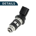 thumbnail image 5 of Fuel Injector for NISSAN TSURU 1.6L 2002-2017 Flow Match No.1660073C90 Fuel Nozzle Black 1 Pc, 5 of 7