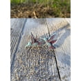 thumbnail image 4 of Hummingbird Blue Stud Earrings Gift, 4 of 4