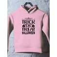 thumbnail image 3 of Trick Or Treat Spooky Vintage Hoodie Toddler -Image by Shutterstock,  2 Toddler, 3 of 4