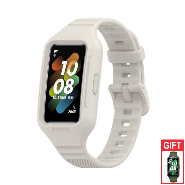 Correa De Silicona Con Funda De Pulsera De Cubierta Completa Para Huawei Band 8 7 6