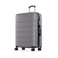 thumbnail image 2 of LIFERECORD Carry-On Luggage, 20 inch Hard Shell Rolling Suitcase for Travel Expandable Lightweight with Spinner Wheels TSA Lock, Dark Grey, 2 of 10