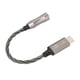 thumbnail image 5 of Amplificador de auriculares tipo C a 3,5 mm Amplificador de auriculares de 15 cm/5,9 pulgadas 120 dB para PC Android Gris frío, 5 of 5