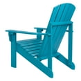 thumbnail image 5 of Shine Company Traditional Cedar Wood Patio Firepit Adirondack Chair in Blue, 5 of 8