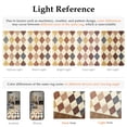 thumbnail image 7 of BERTHMEER 5'x7' Area Rugs for Living Room Modern Rhombus Checkered Rugs Bedroom Office Dining Room Farmhouse Geometric Contemporary Washable Non Slip Rugs Carpets, Colorful, 7 of 7