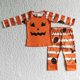 thumbnail image 1 of Ropa de dormir de Halloween para niños, conjunto de pantalones de fantasma de calabaza para niños, pijamas para niños, ropa para bebés, ropa para niños, venta al por mayor, 1 of 2