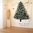 thumbnail image 3 of 29.5in*39.4in Wall Hanging Christmas Tree with 32.8ft Fairy Lights Festival Decoration Realistic Easy Setup Artificial Christmas Tree Holiday Party Home Favor, 3 of 9