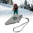 thumbnail image 1 of Spptty 2PCS 6 In 1 Outdoor Knife Sharpener With Compass Survival Whistle Fish Hook Grinding Polishing Portable Gray,Knife Sharpener With Whistle,6 In 1 Pocket Knife Sharpener, 1 of 8