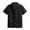 Black, variant on XDZJLR Men Shirts Casual Spring And Summer Breasted Print Lapel Beach Short Sleeve Vacation Outdoor Vacation Tops