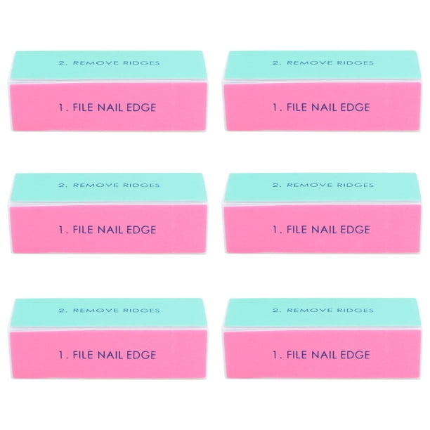 EeaseMX 6 bloques pulidores de uñas de 4 lados, herramientas de manicura para mujeres.