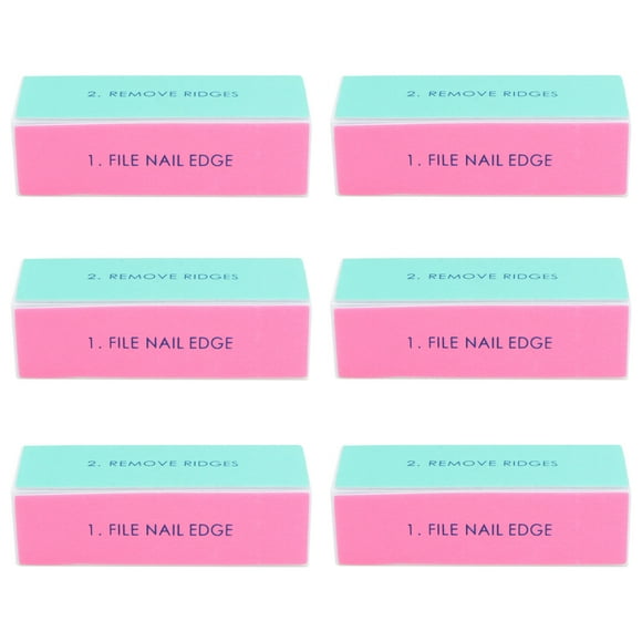 EeaseMX 6 bloques pulidores de uñas de 4 lados, herramientas de manicura para mujeres.
