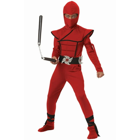 Stealth Ninja Child Costume (Red/Black)