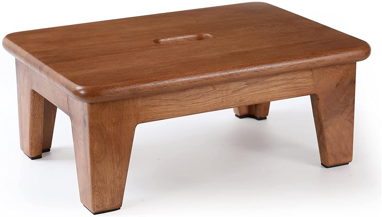 Wooden Foot Stool Small Stool With Non-Slip Pad High Beds Under