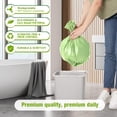 thumbnail image 3 of Small Trash Bags 4 Gallon 200 Counts-Rishipahu Biodegradable 4 Gallon Trash Bags,Mini Garbage Bags for Bathroom Office, Unscented 15L Small Trash Can Liners,White, 3 of 7