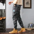 thumbnail image 3 of Pantalones cargo para hombre, pantalones de trekking, senderismo, para hombre, pantalones de chándal para exteriores de alta calidad, pantalones de camuflaje color caqui, algodón, casuales, estéticos,, 3 of 5