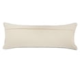 thumbnail image 4 of Laddha Home Designs Handwoven Diamond Cotton Lumbar Pillow Cover - 36" - Gray and Cream, 4 of 8