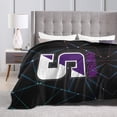thumbnail image 4 of University A of Scranton Logo Fleece Blanket, Very Soft Microfiber Flannel Blanket for Couch Warm and Cozy for All Seasons, 4 of 6