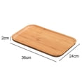 thumbnail image 2 of Plateau Rectangulaire en Bambou, 2 of 5