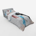 thumbnail image 2 of Ambesonne Dragonfly Bedding Set 3 Pcs, Exotic Animal Wing, Twin, Black Blue Pale Pink, 2 of 2