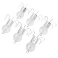 thumbnail image 5 of Nimomo Anzuelo De Calamar De 6 Uds., 6 Agujas De Acero Inoxidable, Anzuelo De Cebo Falso De Calamar Realista para Accesorios De Pesca Marítima(Blanco), 5 of 5