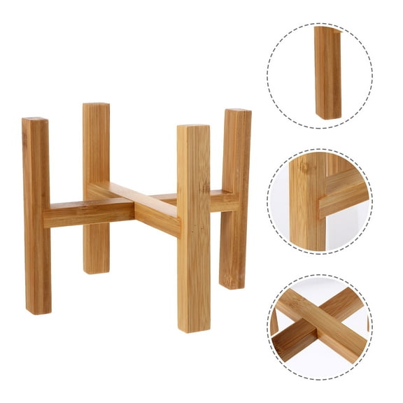 Worgeous Beige Composite Flower Pot Rack Plant Stand for Indoor and Outdoor Use Sturdy Design 36.0 Inch