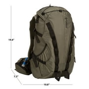 Outdoor Products Big Sur 28 L Hydration Backpack, with 1 3-Liter Reservoir, Internal Frame, Green, Hiking