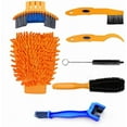 thumbnail image 1 of HSHDLDF Bicycle Cleaning Brush Chain Cleaning 7 Piece Set Bicycle Maintenance Tool Suitable for Mountain Bikes Folding Bikes BMX Bikes and Motorcycles, 1 of 1
