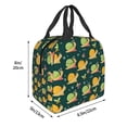 thumbnail image 3 of Easygdp Snails And Butterfies Bolsa Térmica Premium - Tela Oxford Impermeable, Gran Capacidad, Bolsillo Frontal, Unisex para Trabajo, Escuela, Actividades al Aire Libre y Picnics, 3 of 8