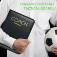 thumbnail image 5 of Tablero táctico de fútbol, tablero táctico magnético de fútbol, tablero de entrenamiento con imanes de bolígrafo, tablero de estrategia portátil para entrenamiento y competiciones de fútbol, 5 of 5
