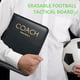 thumbnail image 5 of Tablero táctico de fútbol, tablero táctico de fútbol magnético, tablero de entrenamiento con imanes para bolígrafos, tablero de estrategia portátil para entrenamiento y competiciones de, 5 of 5