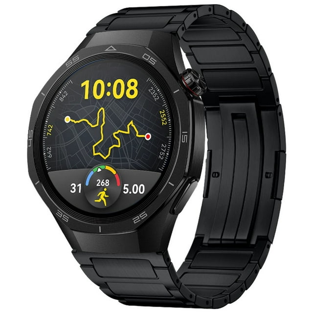 Stainless Steel Metal Replacement Strap Compatible With Smart Watch 5 Pro Durable Band Accessory Featuring Secure Clasp And Universal 20mm Width Design